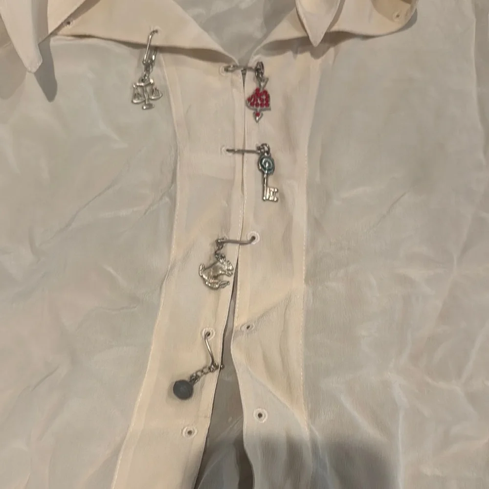 Vintage Jean Paul Gaultier FEMME Cream Blouse - Picture 7 of 7
